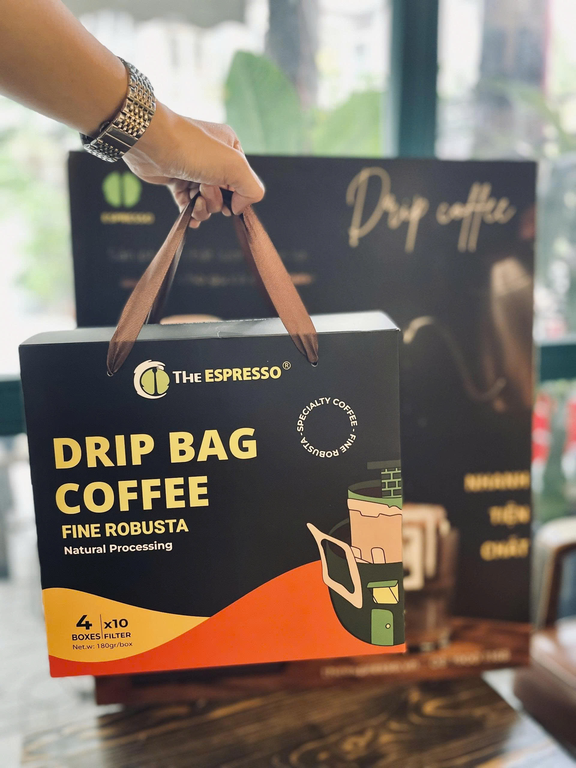 Hộp quà cà phê phin giấy The Espresso