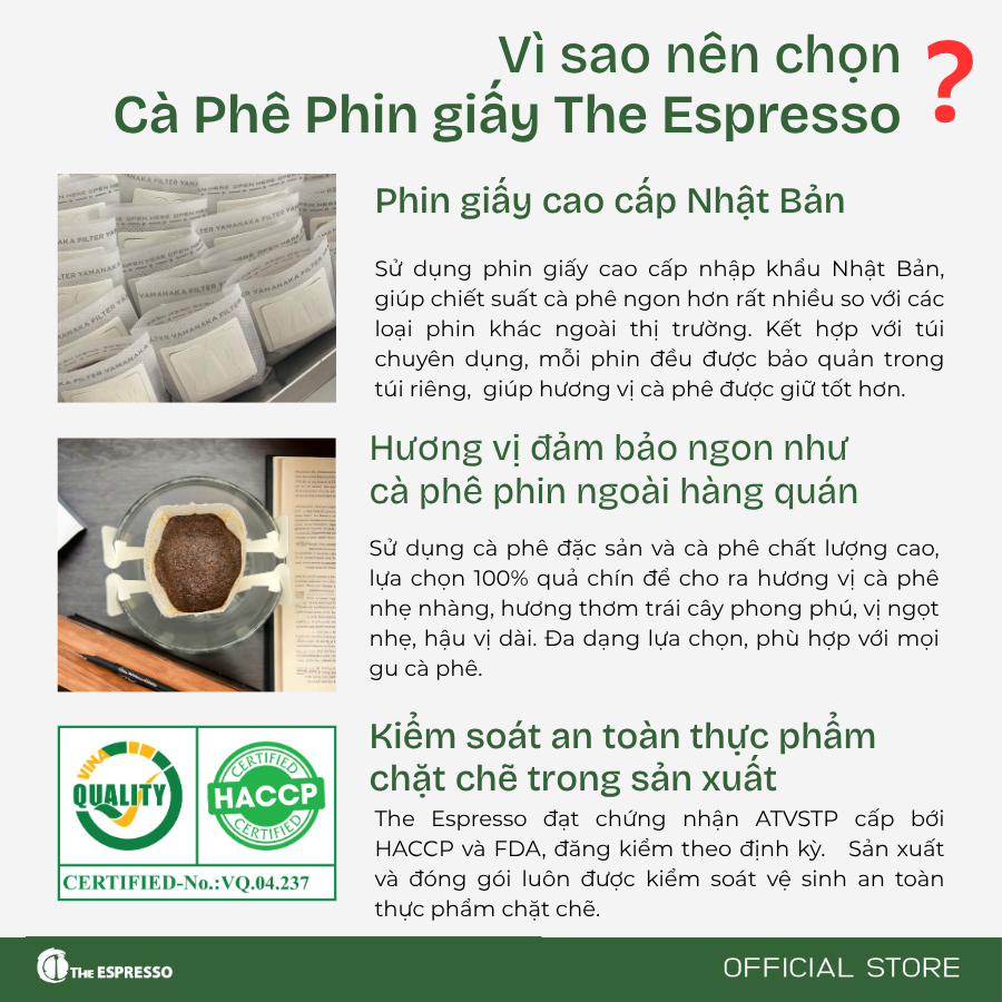 Tại sao chọn The Espresso